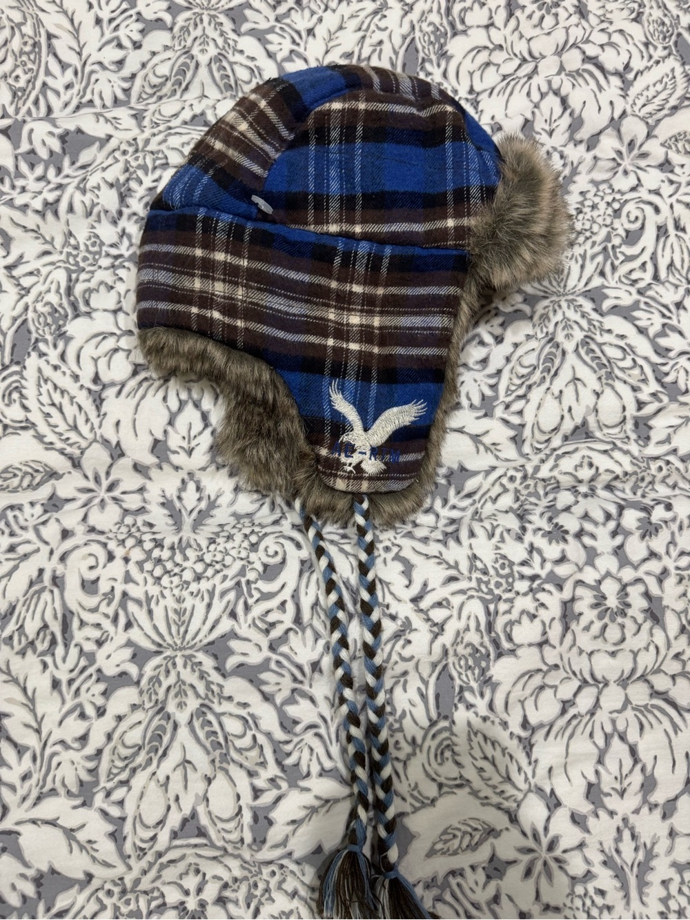 American Eagle Outfitters Brown Faux Fur Trapper Hat L/XL